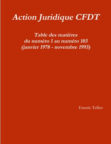Action Juridique CFDT