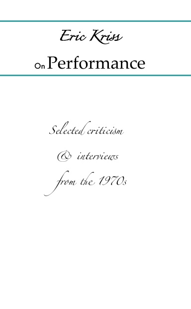 On Performance