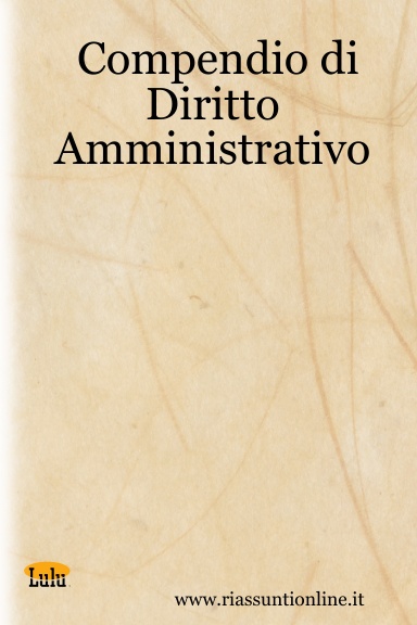 Compendio Di Diritto Amministrativo