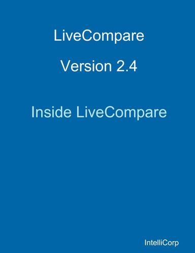 Inside LiveCompare 2.4