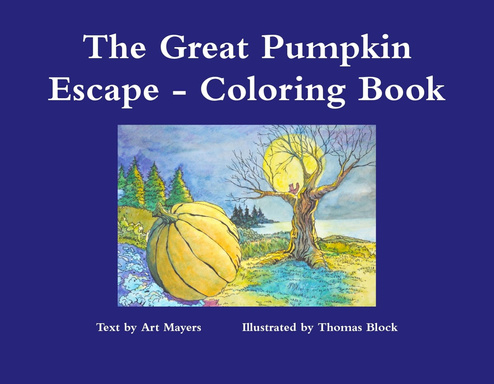 The Giant Pumpkin Escape, Coloring Book