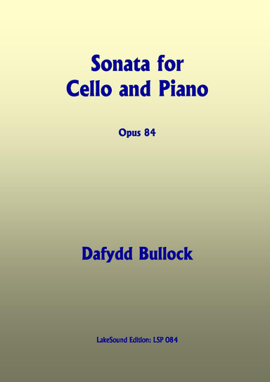Sonata for Cello and Piano No. 3, Opus 84