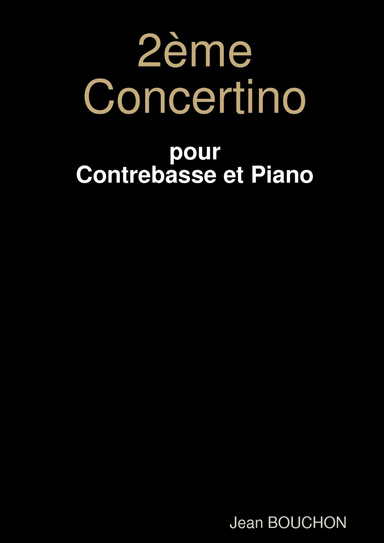 2ème Concertino pour contrebasse