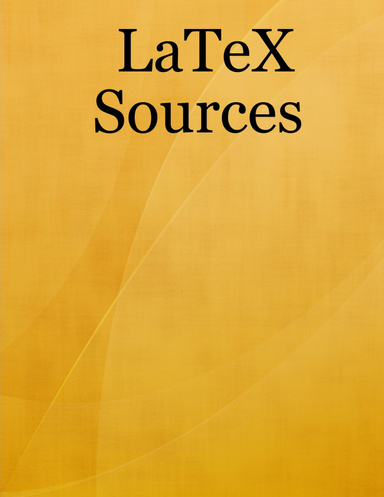 LaTeX Sources
