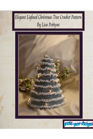 Elegant Lighted Christmas Tree Crochet Pattern
