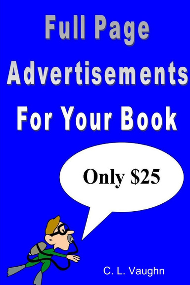 Full Page Advertisements for your Book!