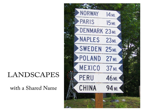 Landscape with a Shared Name