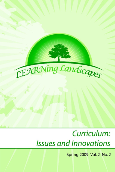 LEARNing Landscapes: Curriculum, Volume 2(2), b&w