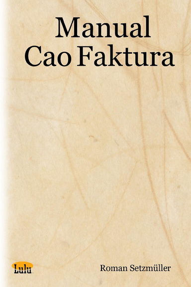 Manual Cao Faktura