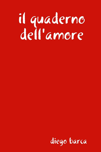 Il Quaderno Dell'Amore