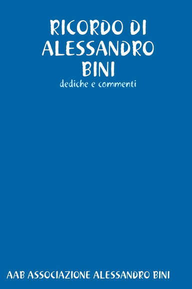 ALESSANDRO BINI