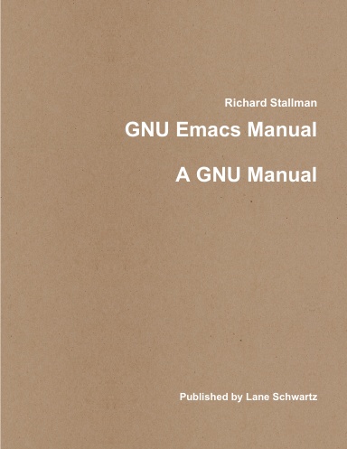 GNU Emacs Manual