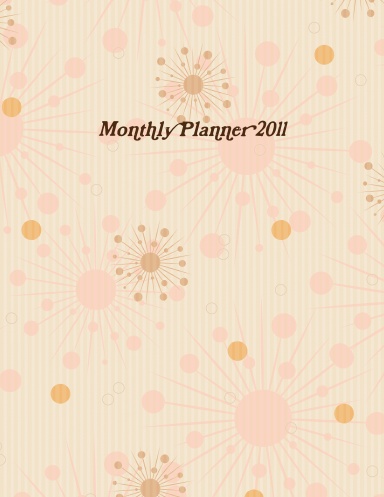 Monthly Planner 2011