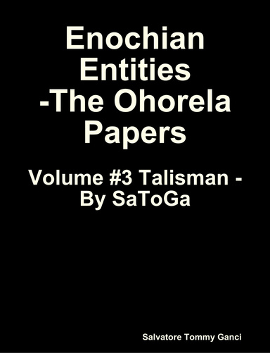 Enochian Entities -Talisman -By SaToGa