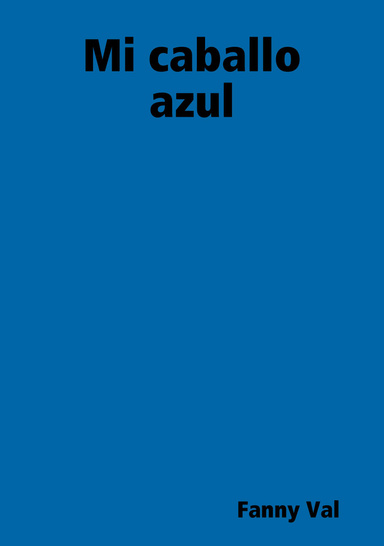Mi caballo azul