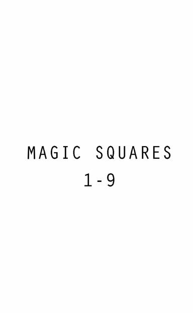 Magic Squares 1-9