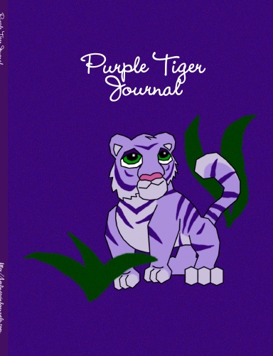 Purple Tiger Journal (100 pg)