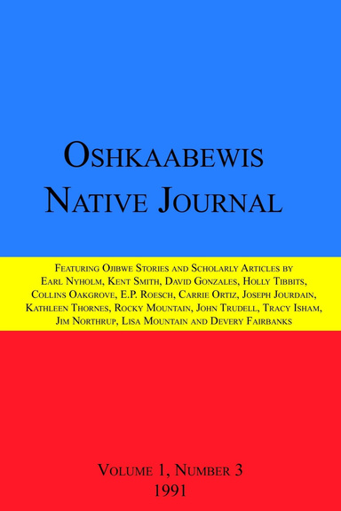 Oshkaabewis Native Journal (Vol. 1, No. 3)