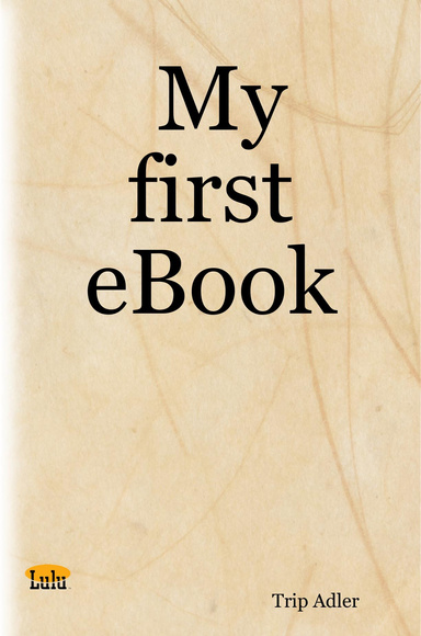 My first eBook