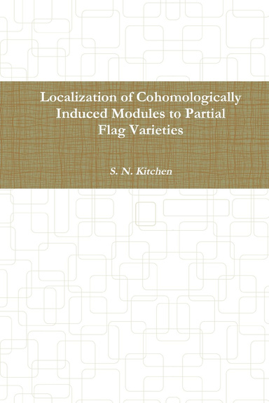 Localization of Cohomologically Induced Modules to Partial Flag Varieties
