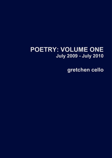 POETRY: VOLUME ONE