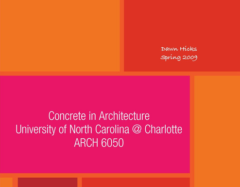 Concrete in Architecture