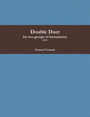 Double Duet score