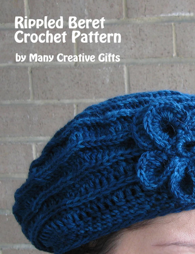 Rippled Beret Crochet Pattern