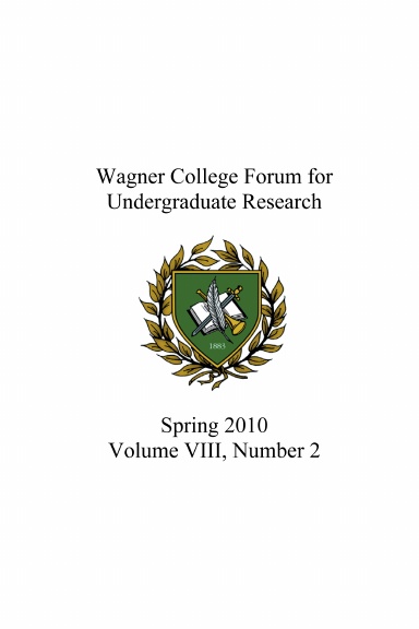 Forum for Undergraduate Research, Vol. 8 No. 2