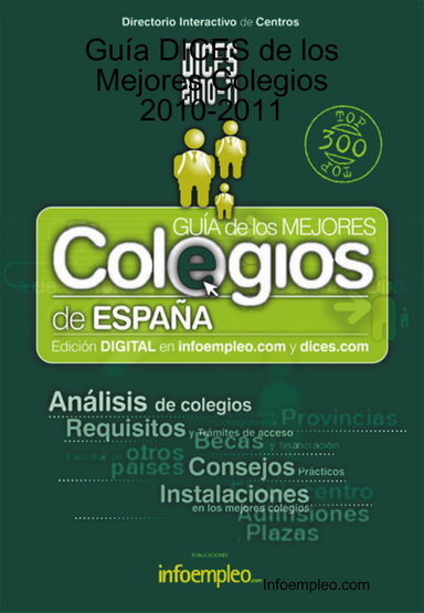 Guía DICES de los Mejores Colegios 2010-2011