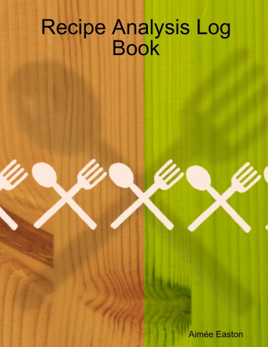 Recipe Analysis Log Book