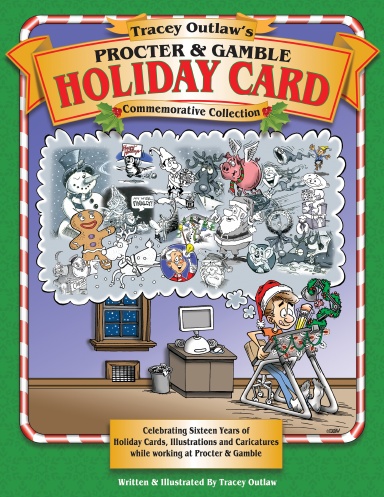 Collection of P&G Holiday Cards, Illustrations and Caricatures