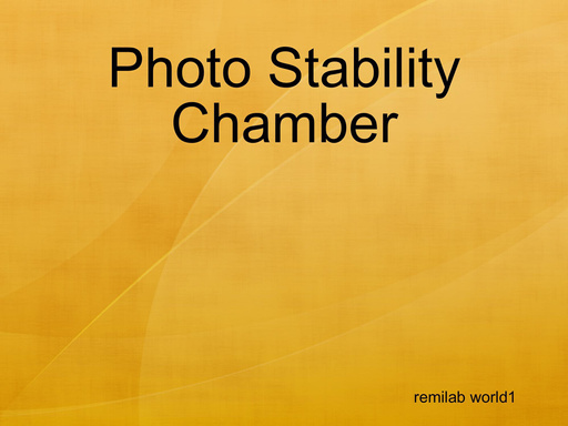 Photo Stability Chamber