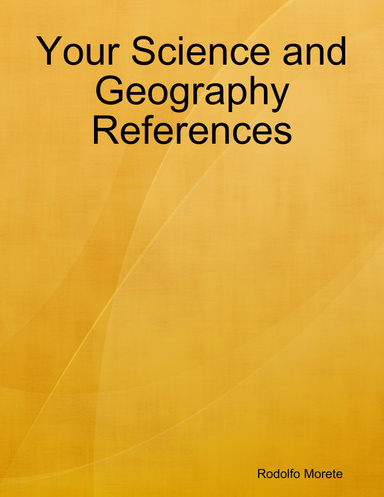 Your Science and Geography References