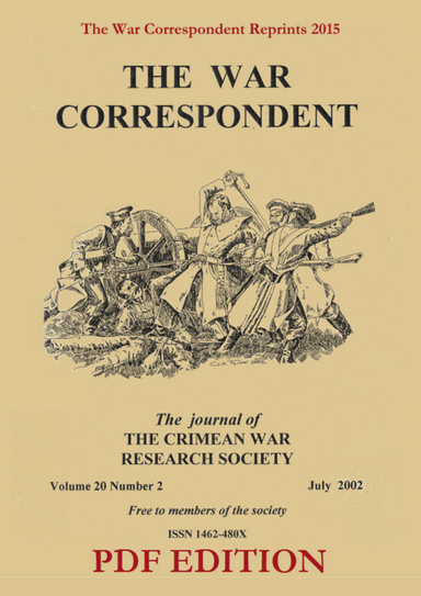 The War Correspondent Vol. 20 No.2 July 2002