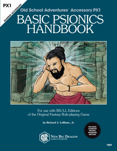 Old School Adventures™ Accessory PX1: Basic Psionics Handbook