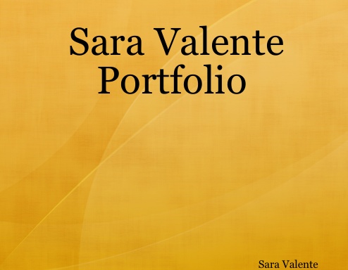 Sara Valente Portfolio