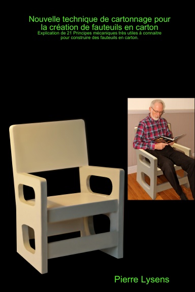 Nouvelle technique de cartonnage pour la création de fauteuils en carton