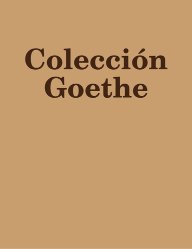 Colección Goethe