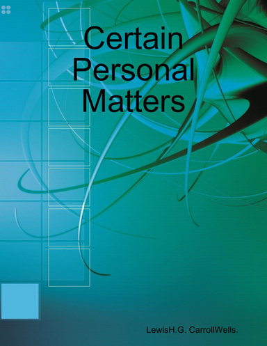 Certain Personal Matters
