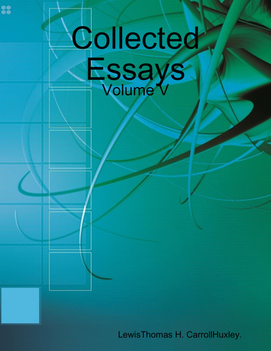 Collected Essays: Volume V