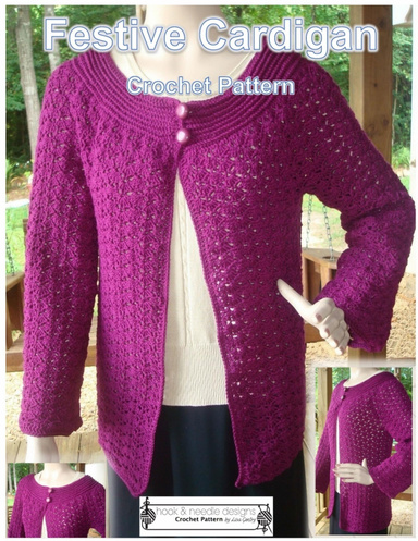Festive Cardigan - Crochet Pattern