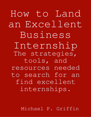 How to Land an Excellent Business Internship