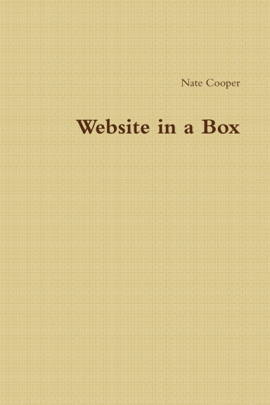 Website in a Box