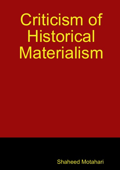 Criticism of Historical Materialism