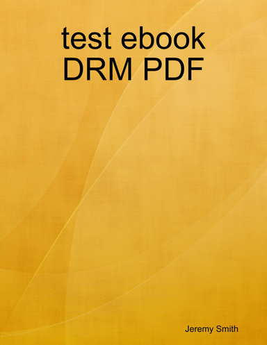 test ebook DRM PDF