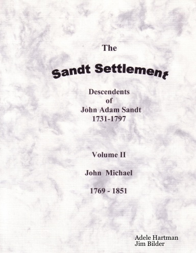 Sandt Settlement Volume II