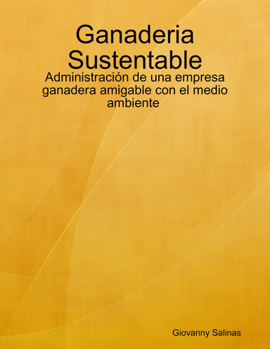 Ganaderia Sustentable
