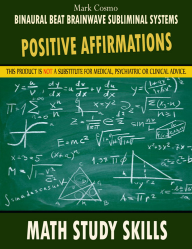 Positive Affirmations: Math Study Skills