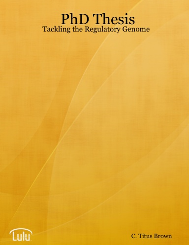 PhD Thesis: Tackling the Regulatory Genome